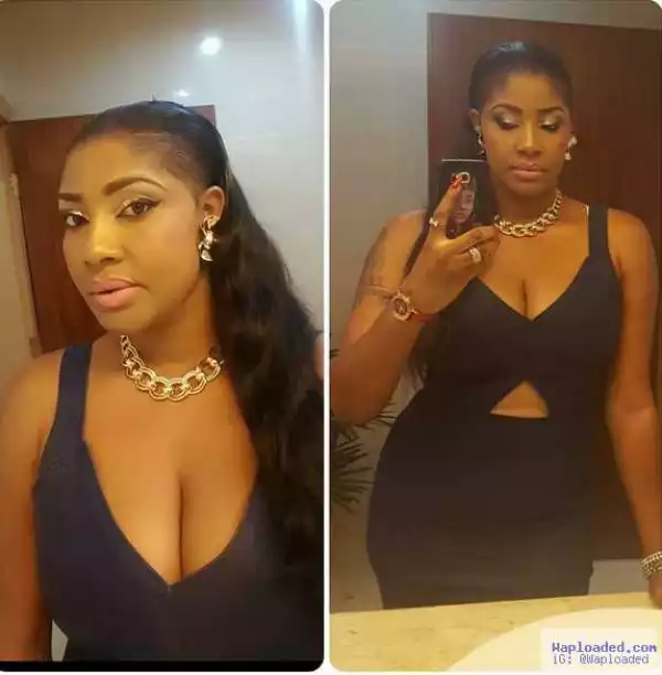 Actress & Mother Of One, Angela Okorie, Flaunts Major Cleavage In New Pics